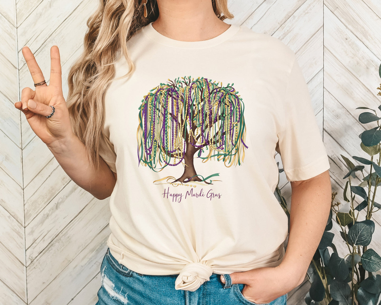 Mardi Gras Tree TRANSFERS ONLY- Mardi Gras 75