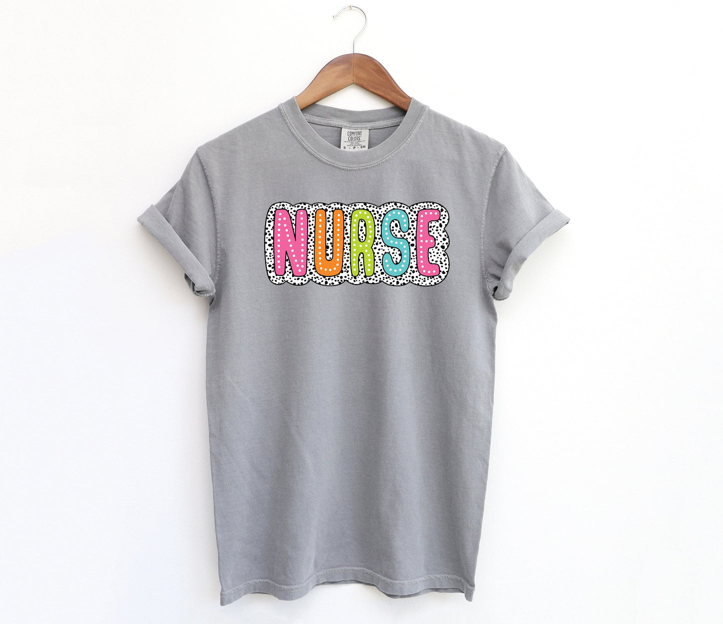 Nurse Dalmation Dots TRAANSFERS ONLY- Nursing 164