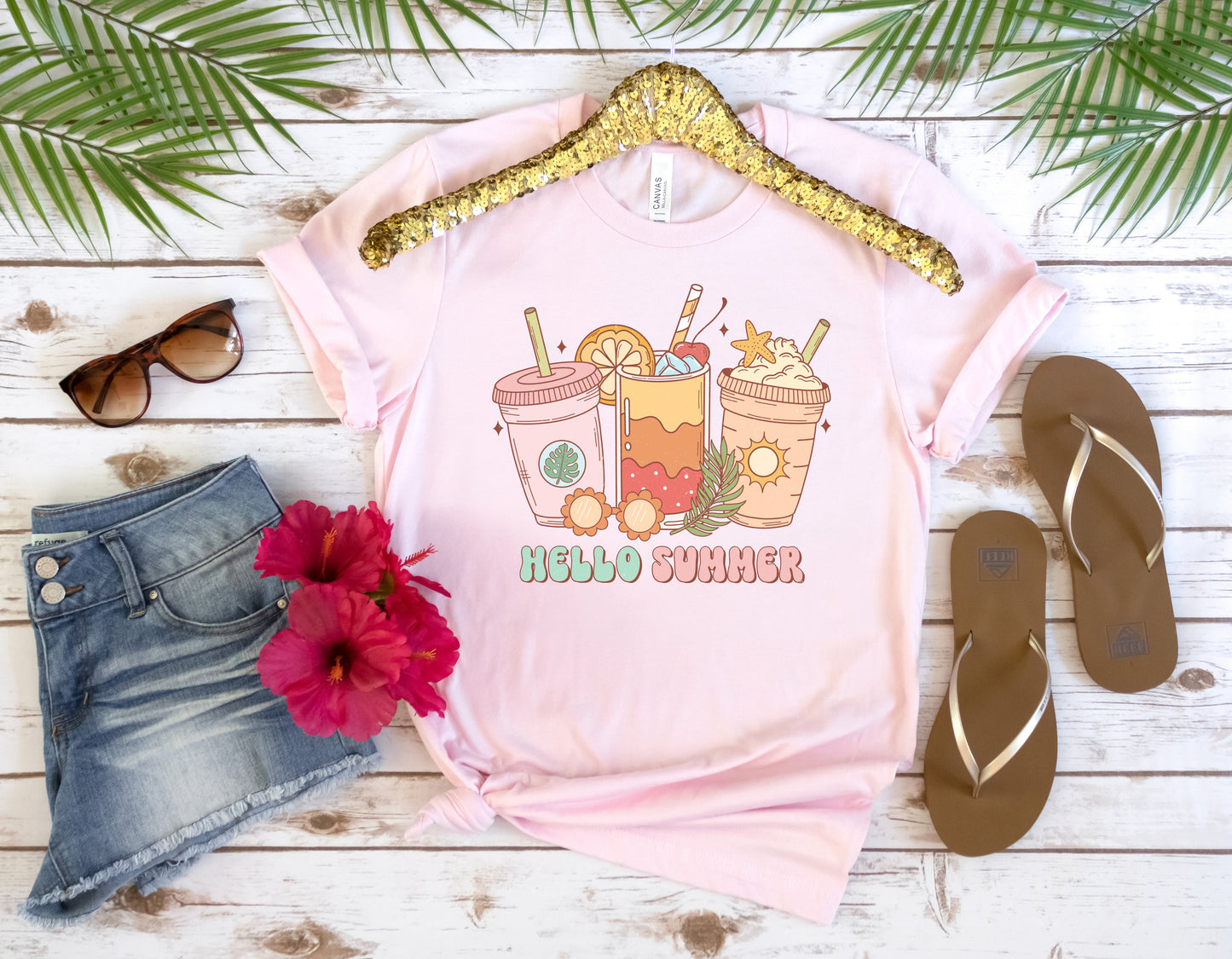 Hello Summer Adult Shirt- Summer 276