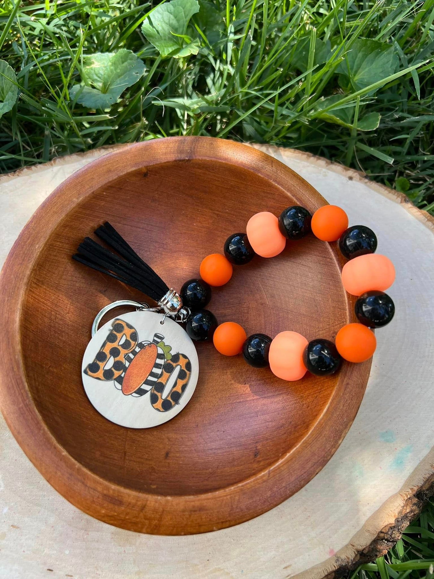 Boo Glow In The Dark Silicone Beaded Wristlet