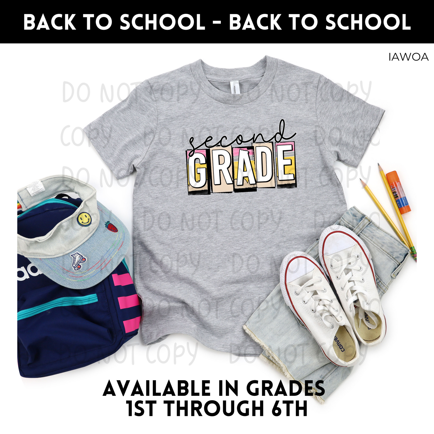 Pencil Grade Block Youth Shirt