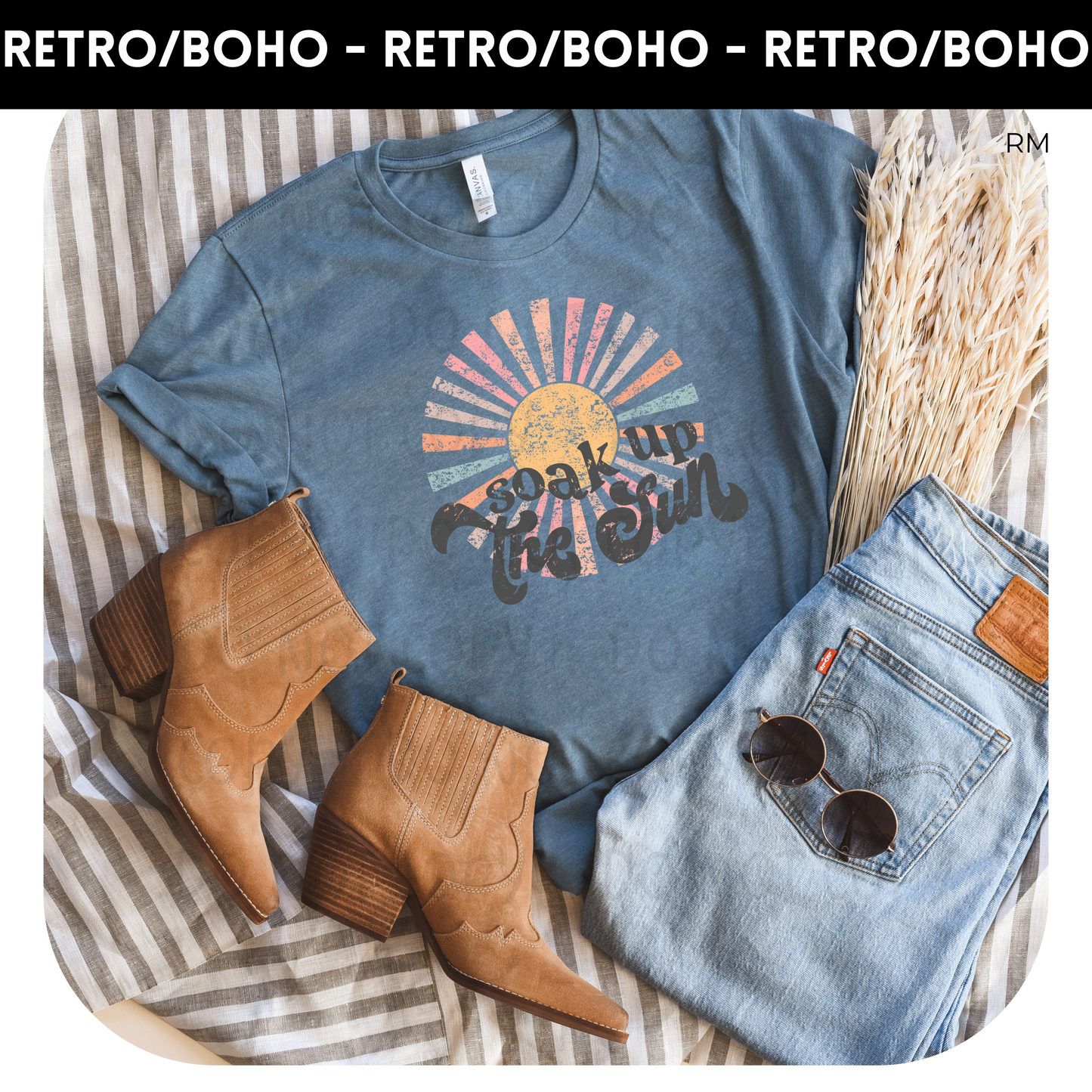 Soak Up The Sun Adult Shirt- Boho 109