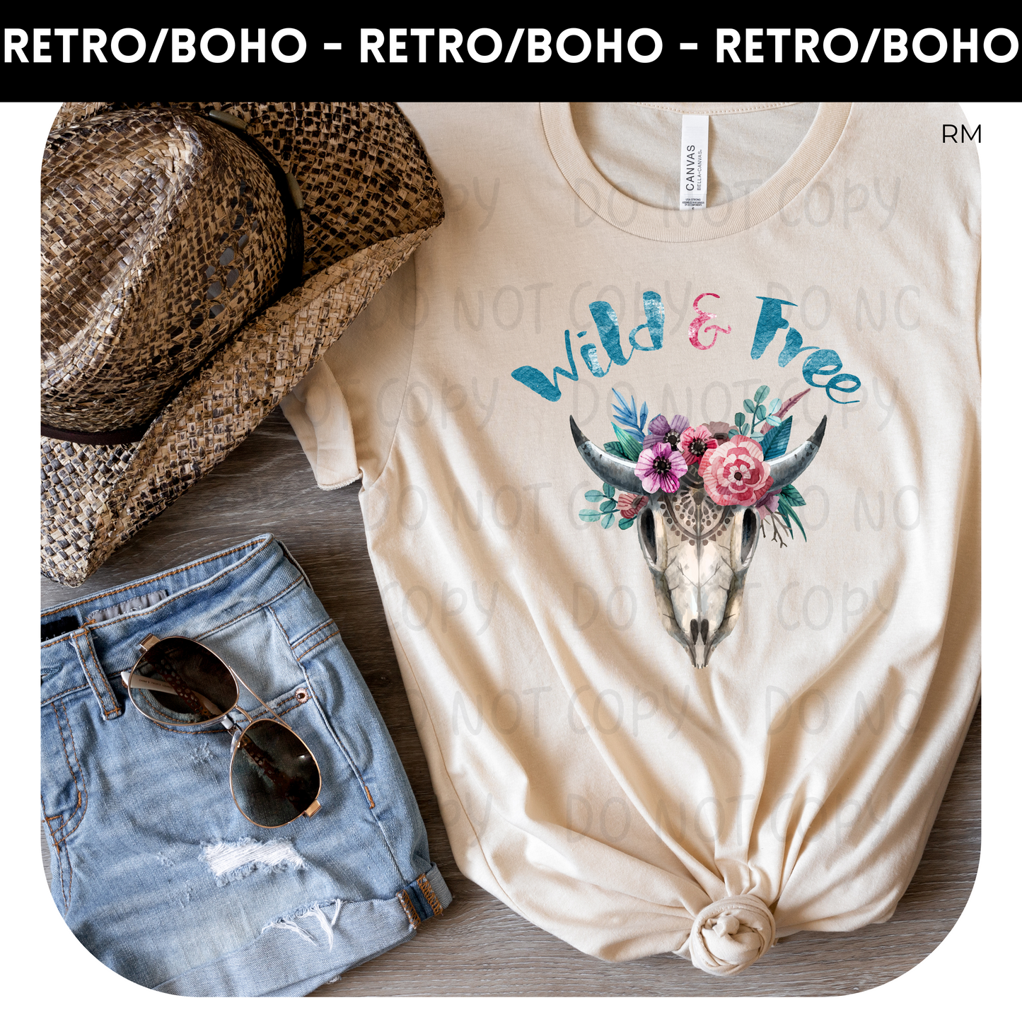 Wild And Free Adult Shirt-Boho 11