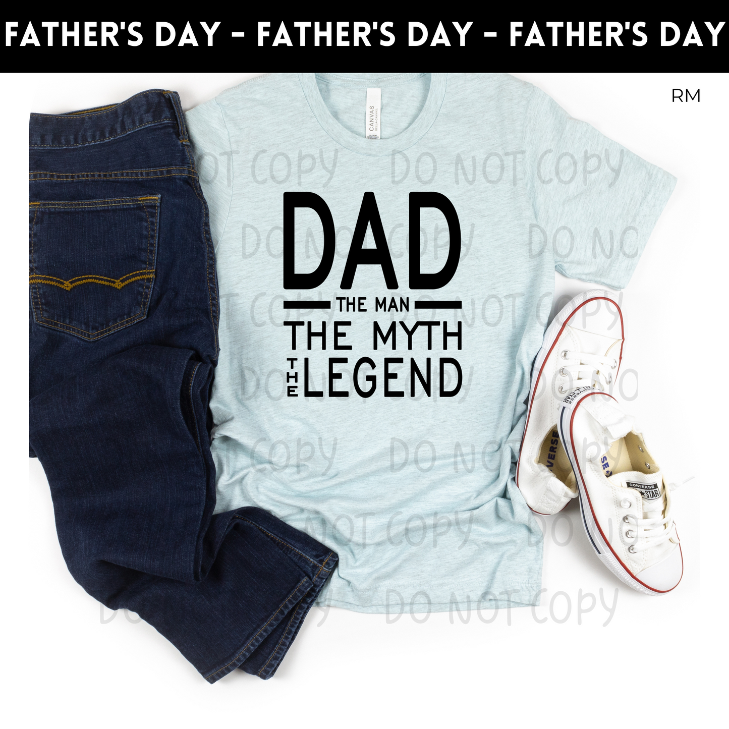 Dad The Man The Myth The Legend Adult Shirt- Dad 129