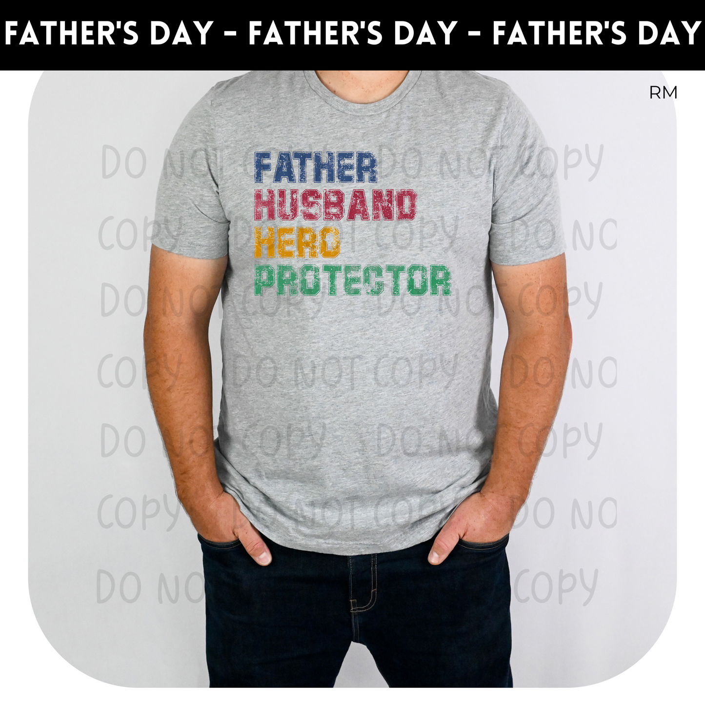 Father, Husband, Hero, Protector Adult Shirt- Dad 29