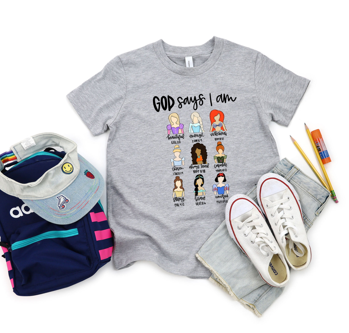 Princess God Says I am Youth Shirt- Disney 104