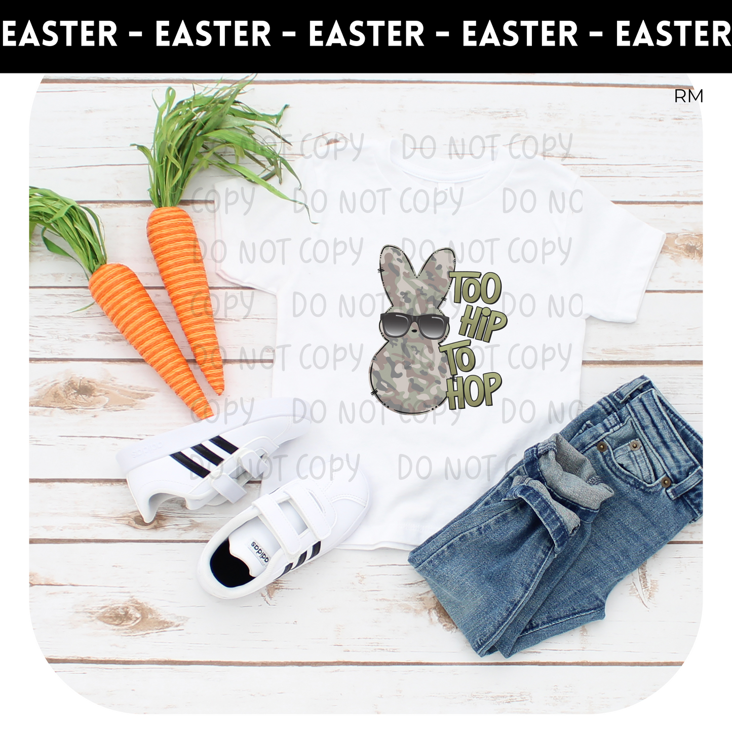 To Hip To Hop Kids Shirt- Easter 146