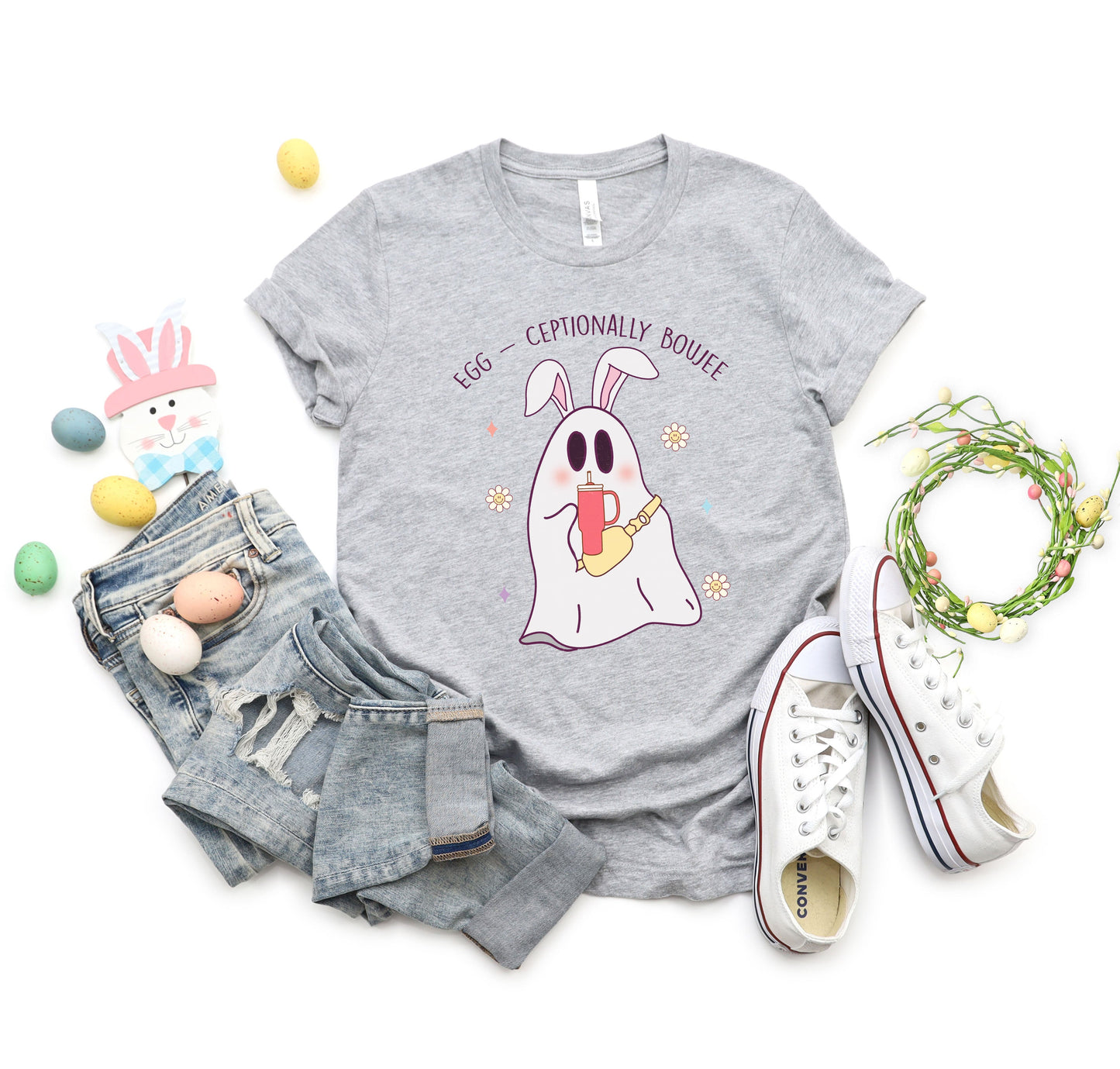 Eggceptionally Boujee Adult Shirt-Easter 325