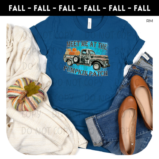 Meet Me At The Pumpkin Patch Adult Shirt-Fall 15