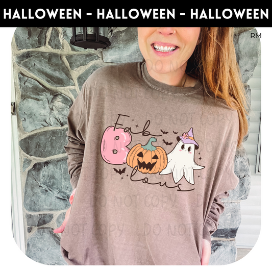 Fab Boo Lous Adult Shirt- Halloween 501