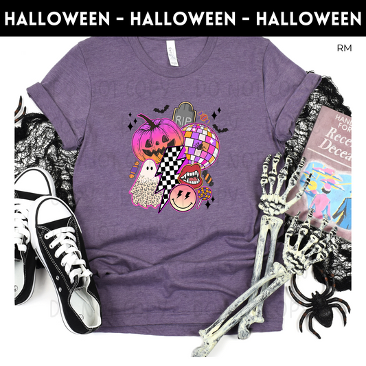Halloween Disco Adult Shirt-Halloween 505