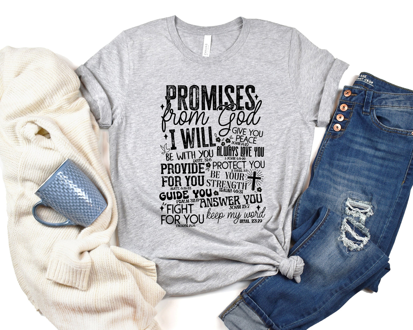 Promises From God Adult Shirt- Inspirational 769