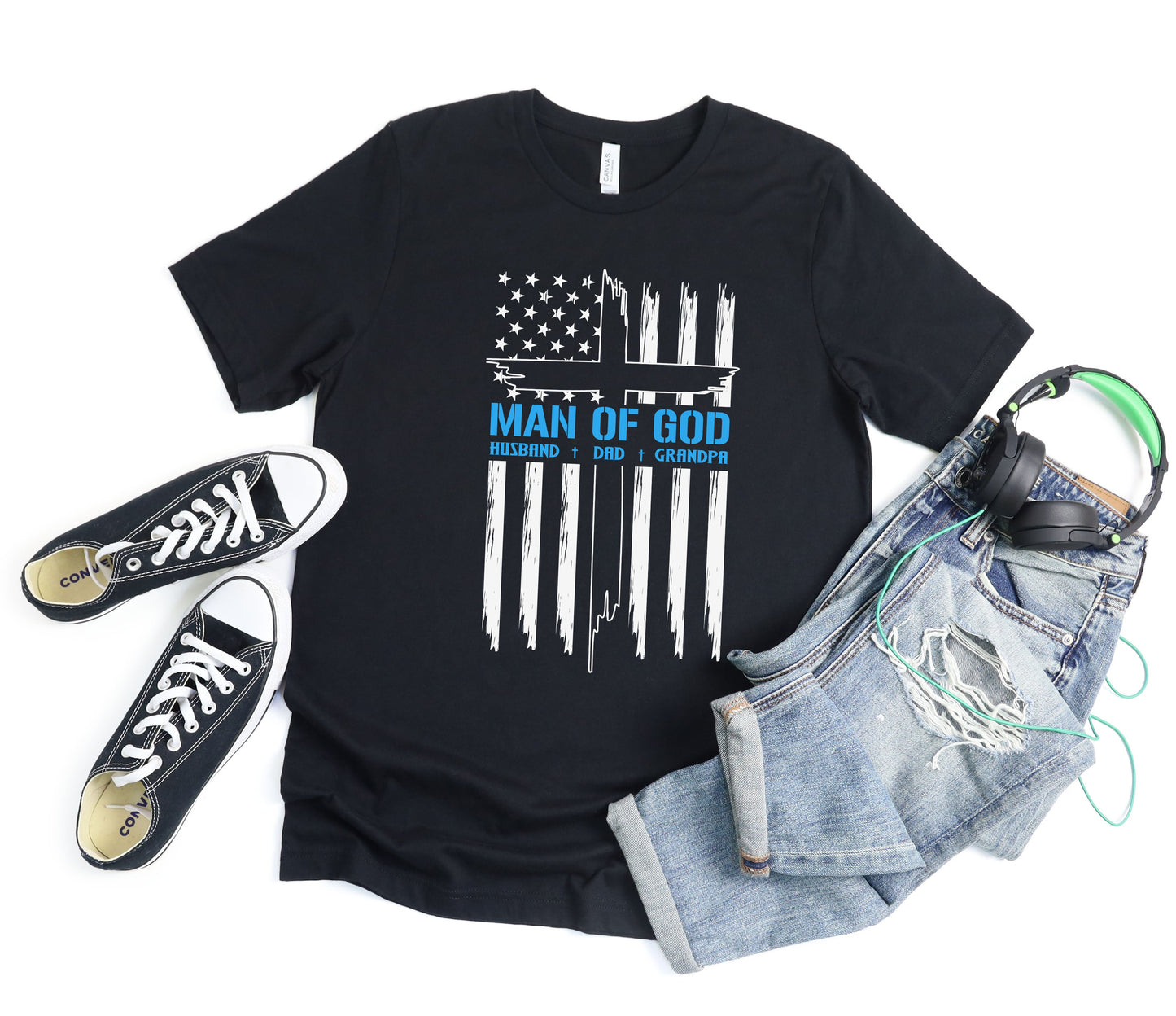 Man of God Adult Shirt- Inspirational 873