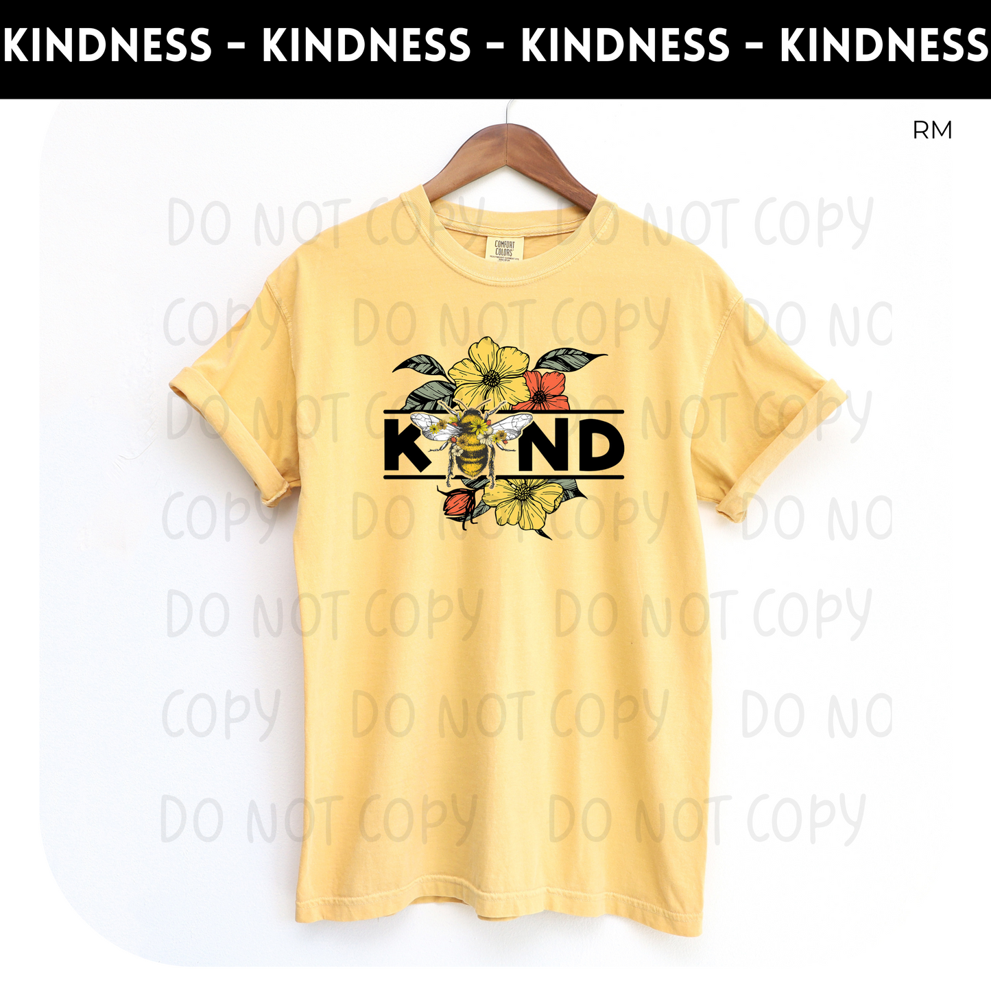 Bee Kind TRANSFERS ONLY- Inspirational 886