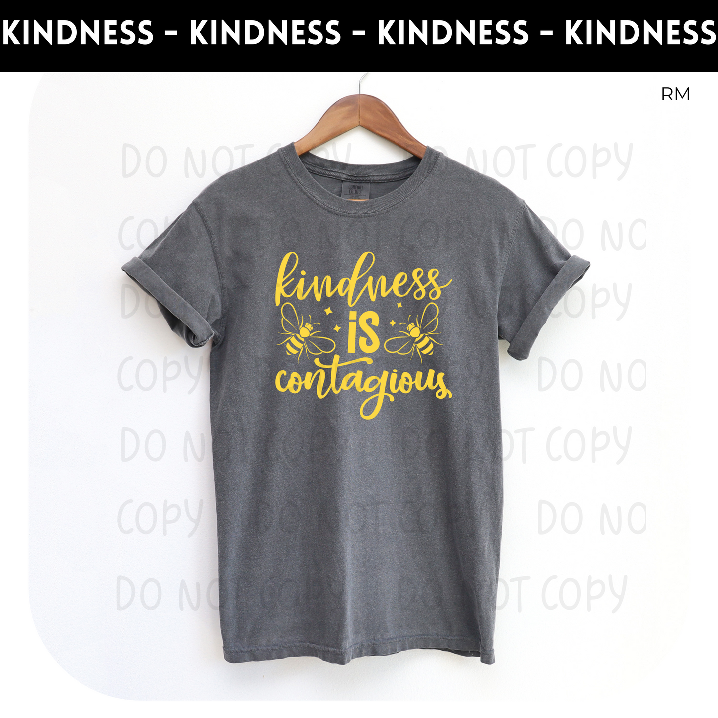 Kindness Is Contagious Adult Shirt- Inspirational 894