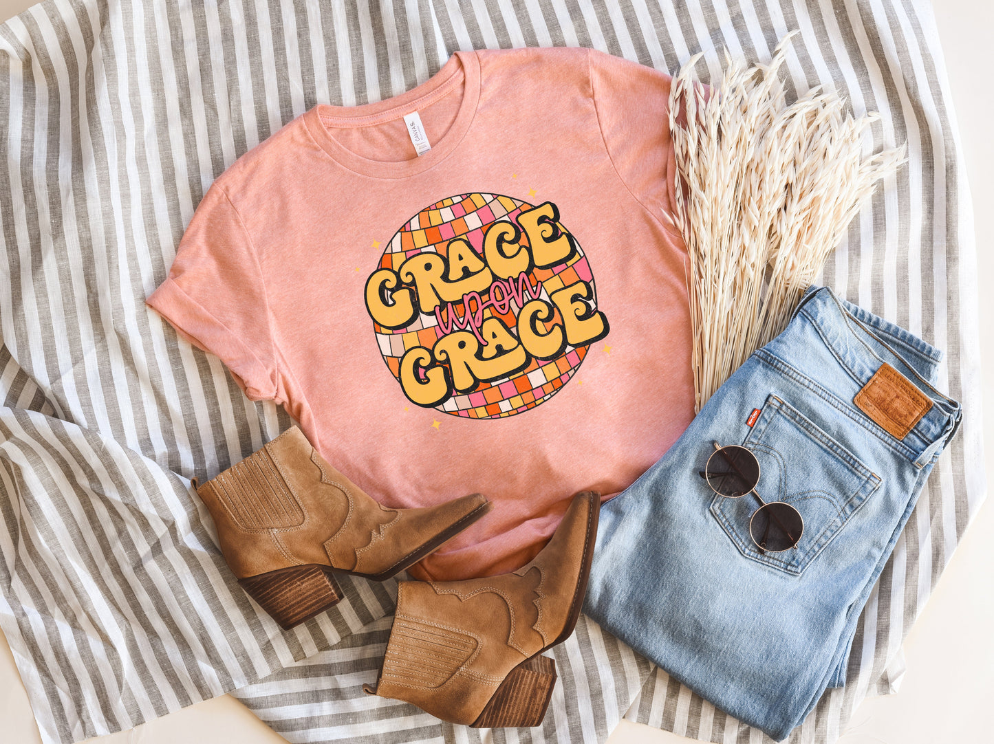 Grace Upon Grace Adult Shirt- Inspirational 834