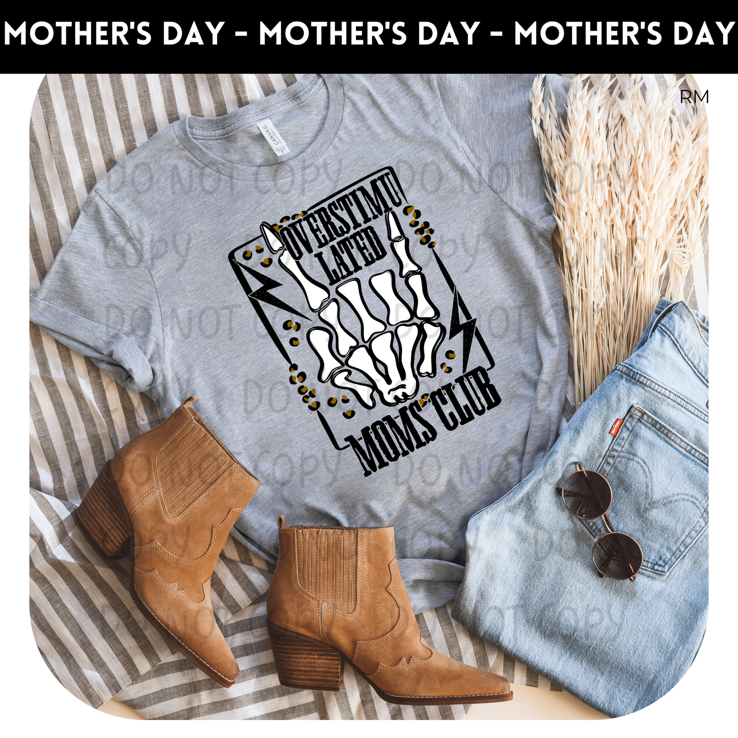 Overstimulated Moms Club Adult Shirt- Mom Life 381