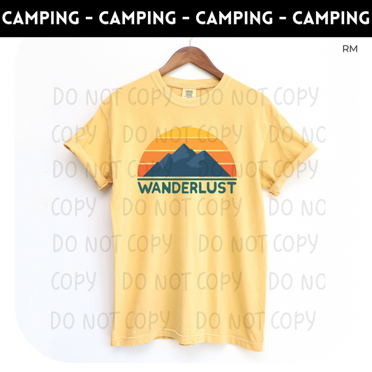 Wanderlust Adult Shirt- Outdoors-162