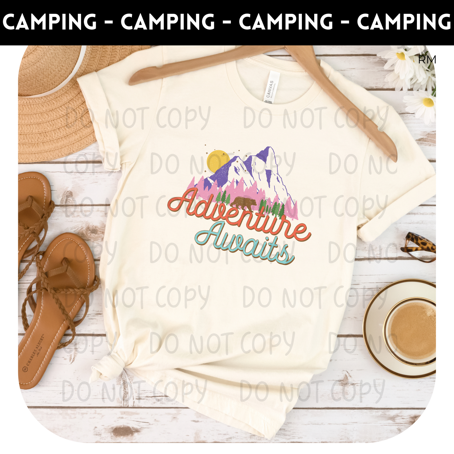 Adventure Awaits Adult Shirt- Outdoors 173