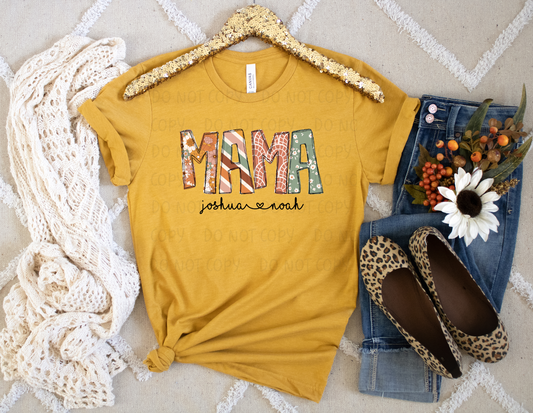Boho Floral Alpha TRANSFER ONLY