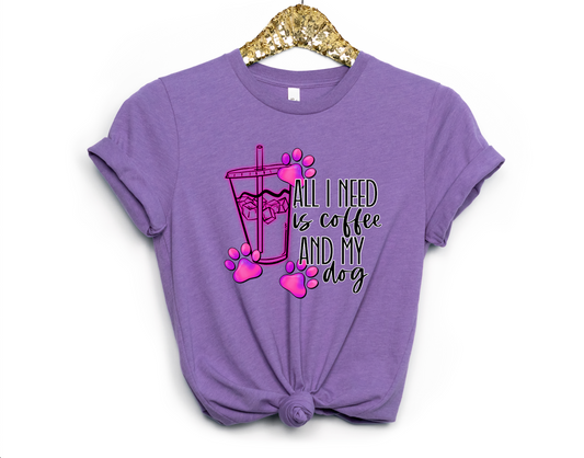 All I Need Is Coffee And My Dog TRANSFERS ONLY- Animals 238