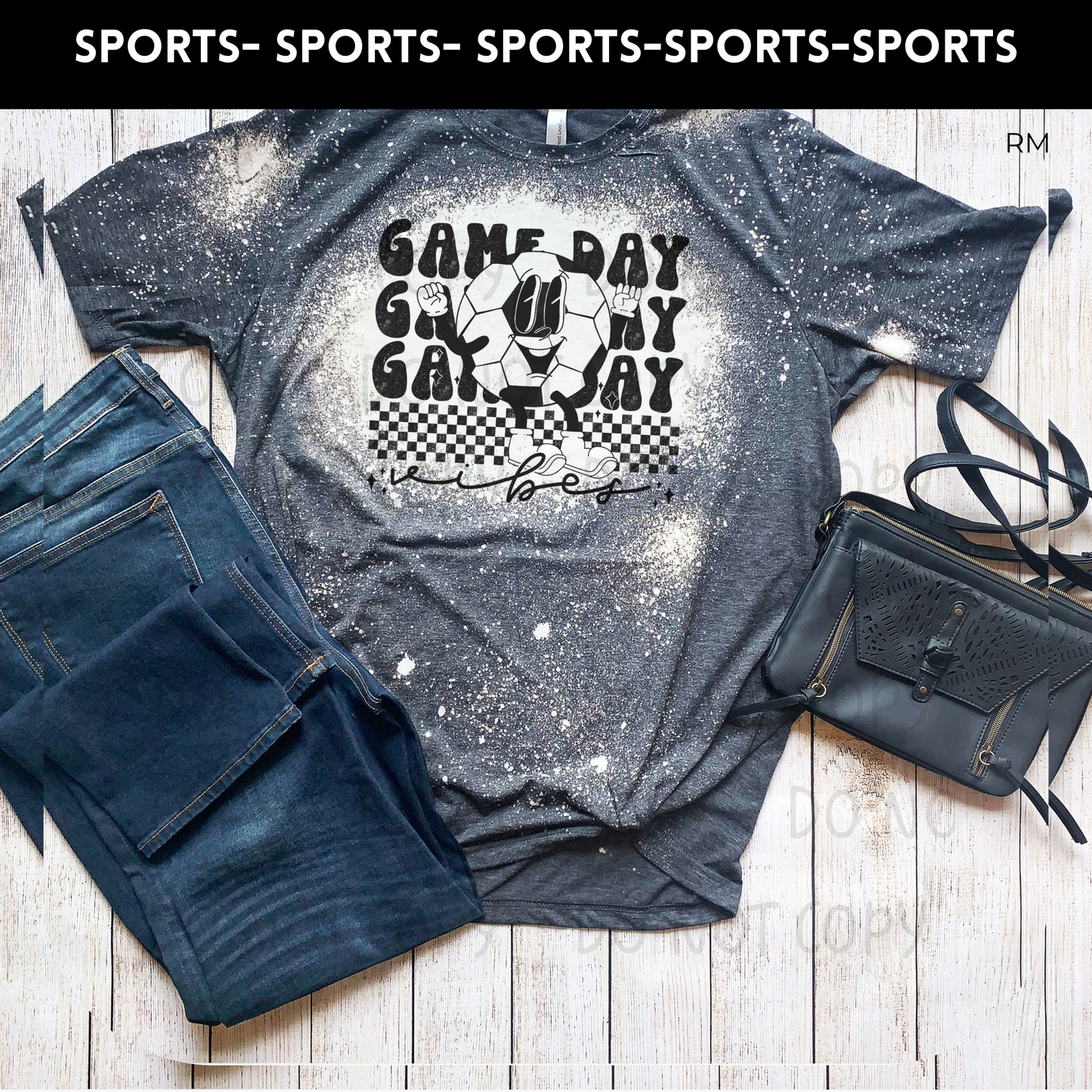 Soccer Game Day Retro Adult Shirt- Soccer 29