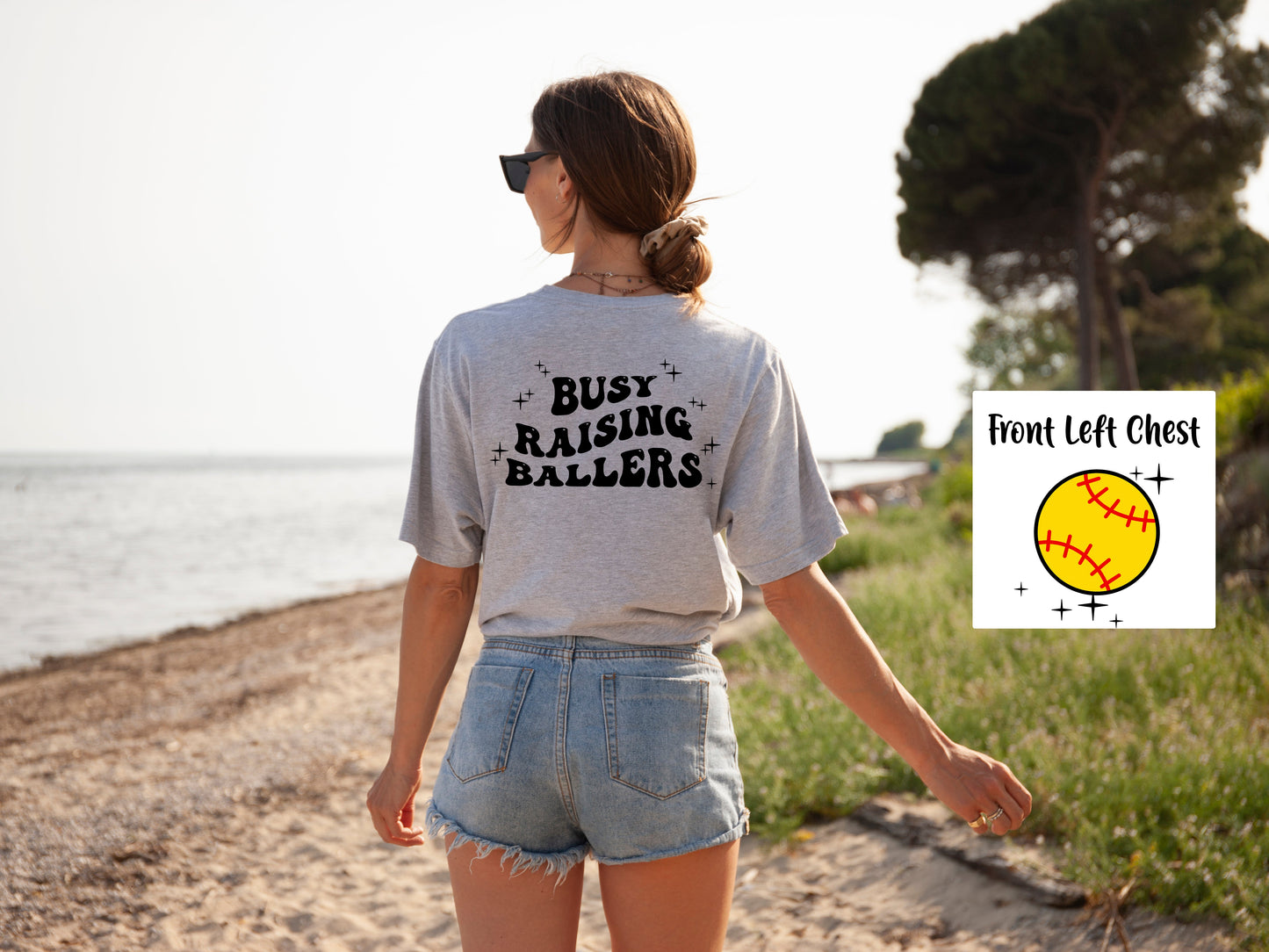 Softball Busy Raising Ballers TRANSFERS ONLY