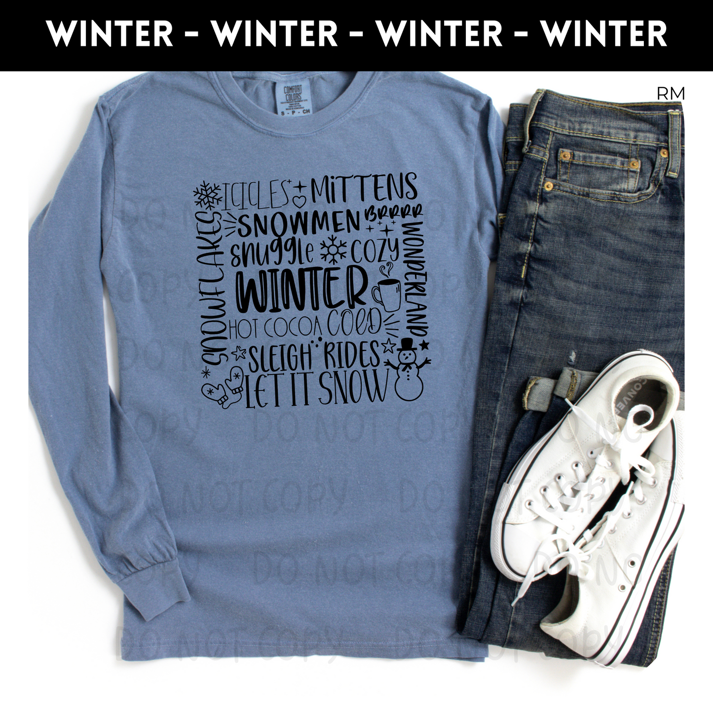 Winter Subway Art Adult Shirt- Winter 3