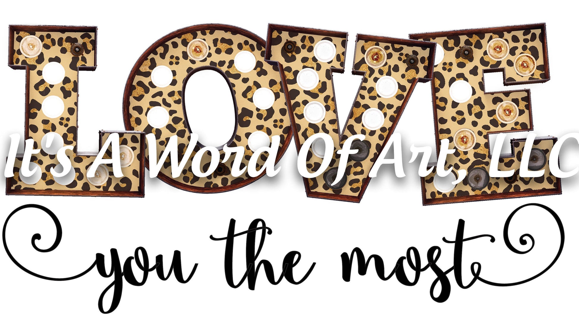 Valentines Day 49 - Love you The Most - Sublimation Transfer Set/Ready To Press Sublimation Transfer/Sublimation Transfer