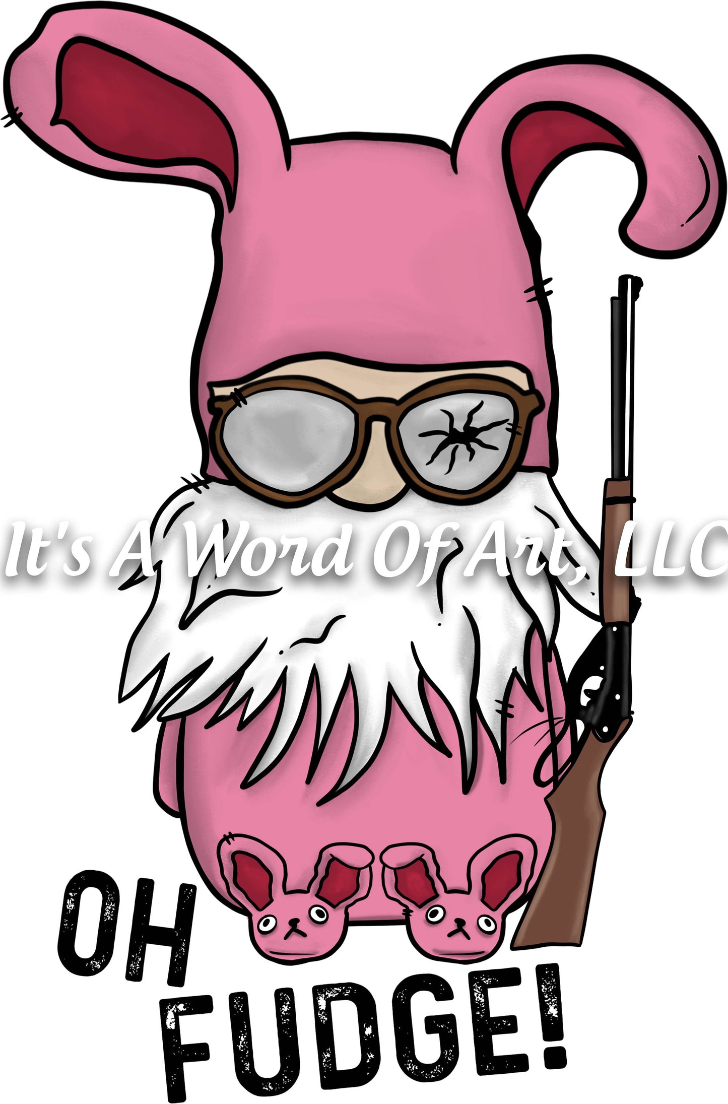 Christmas 277 - Oh Fudge (Shoot your eye out) - Sublimation Transfer Set/Ready To Press Sublimation Transfer/Sublimation Transfer