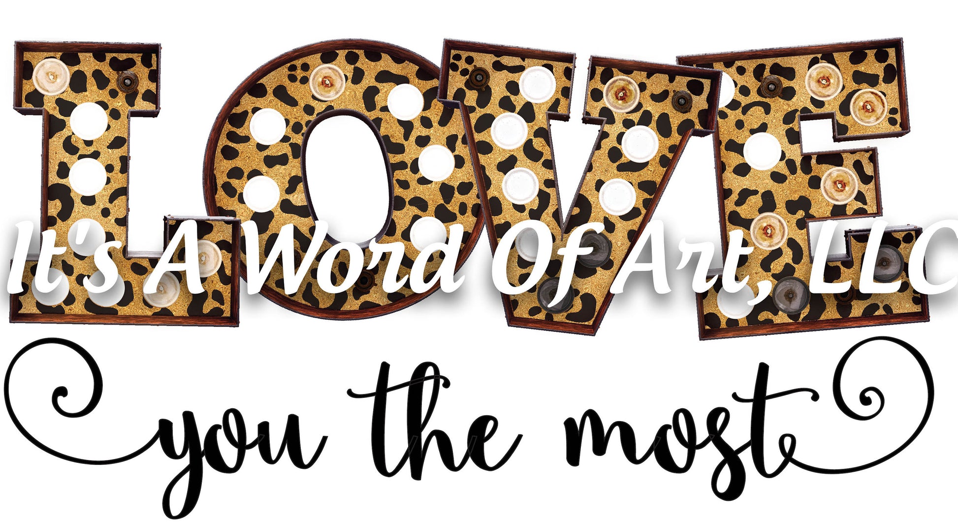 Valentines Day 50 - Love you The Most - Sublimation Transfer Set/Ready To Press Sublimation Transfer/Sublimation Transfer