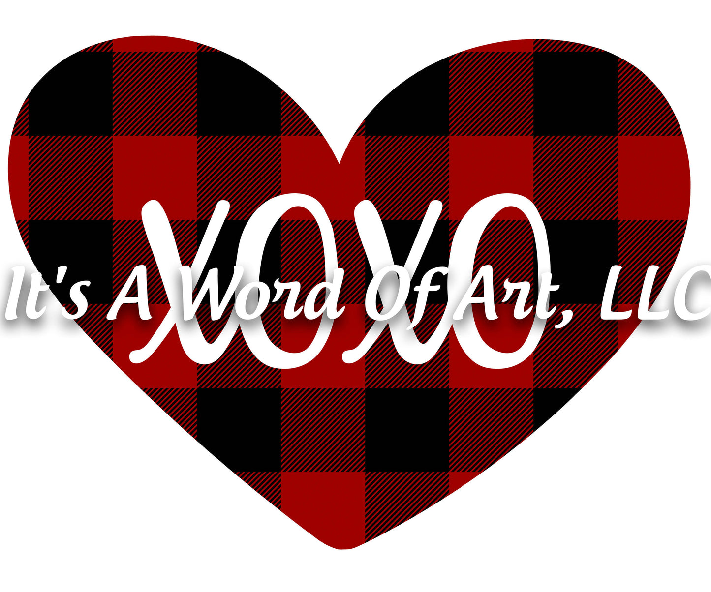 Valentines Day 148 - XOXO Heart Valentines Print - Sublimation Transfer Set/Ready To Press Sublimation Transfer/Sublimation Transfer