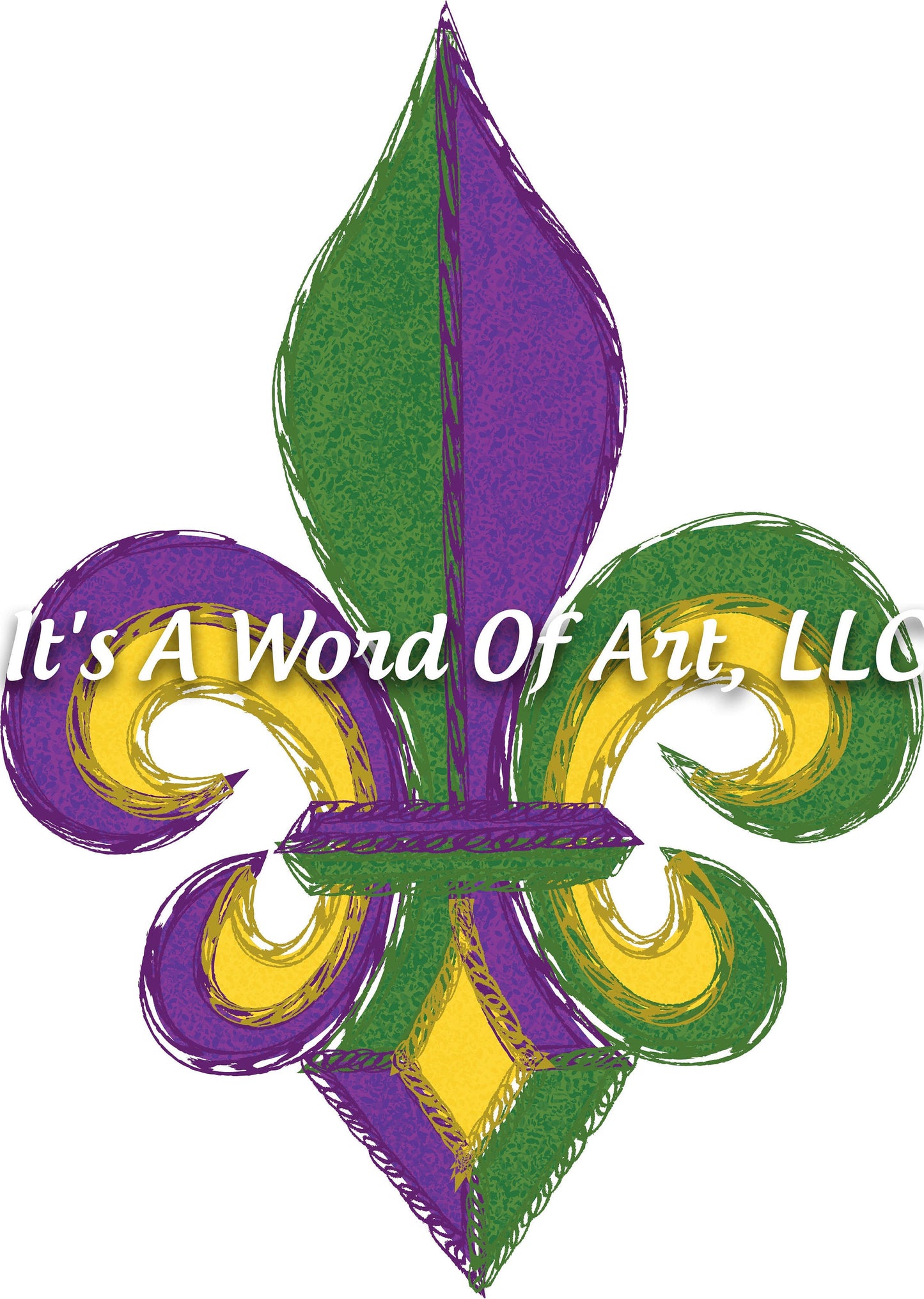 Mardi Gras 21 - Mardi Gras Fleur De Lis Mardi Gras Color - Sublimation Transfer Set/Ready To Press Sublimation Transfer/Sublimation Transfer