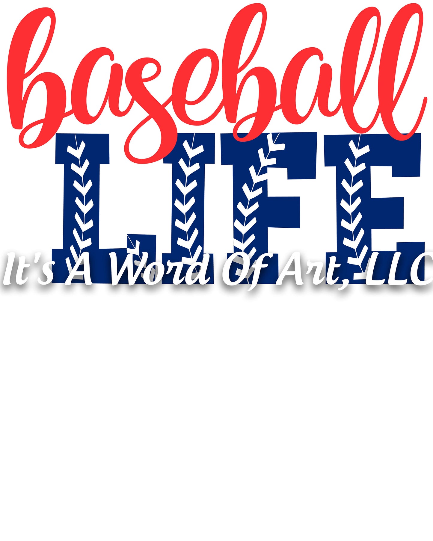 Baseball 25 - Baseball Life Mom Athlete - Sublimation Transfer Set/Ready To Press Sublimation Transfer