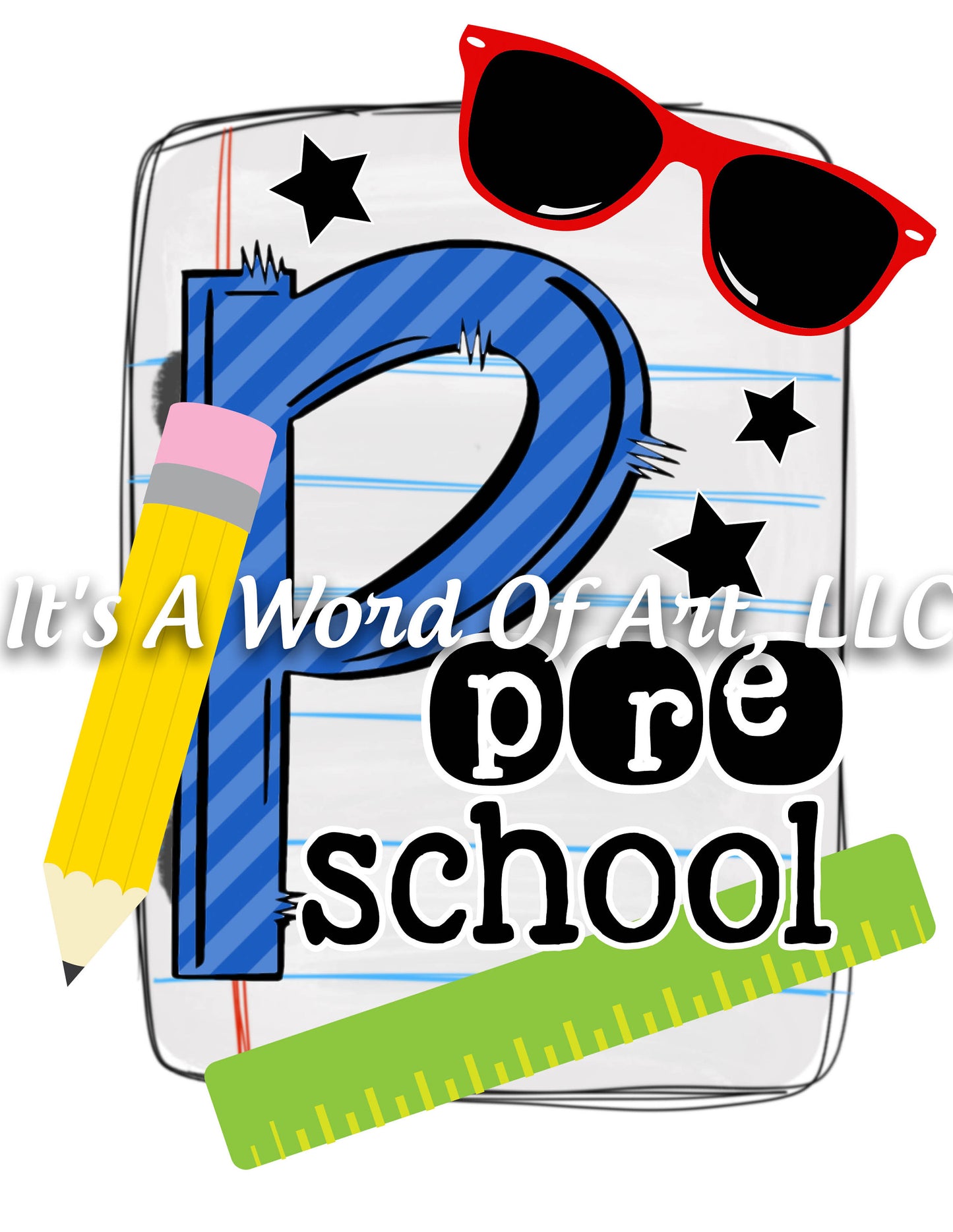 Back to School 3 - Pre-School Preschool Return to School - Sublimation Transfer Set/Ready To Press Sublimation Transfer/Sublimation Transfer