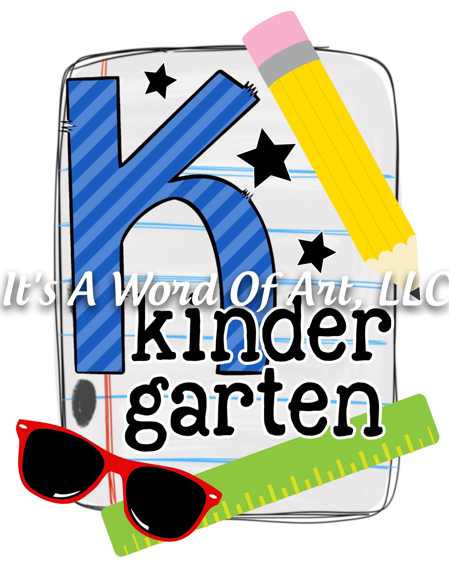 Back to School 4 - Kindergarten Return to School - Sublimation Transfer Set/Ready To Press Sublimation Transfer/Sublimation Transfer