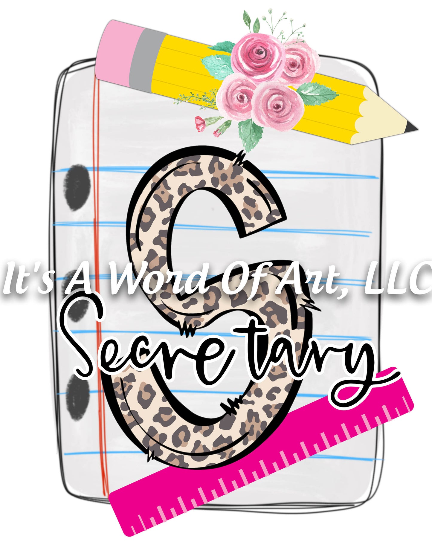 Back to School 15 - S Secretary Return to School - Sublimation Transfer Set/Ready To Press Sublimation Transfer/Sublimation Transfer