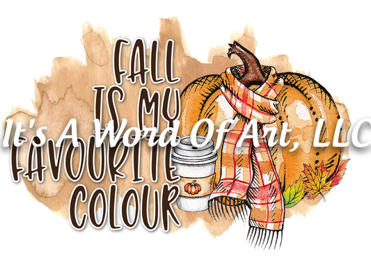 Fall 60 - Fall is my Favorite Color Flannel Autumn - Sublimation Transfer Set/Ready To Press Sublimation Transfer Sub Transfer