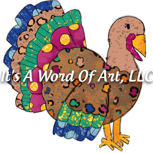 Fall 83 - Talk To Me Turkey Dinner Autumn Fall Vibes - Sublimation Transfer Set/Ready To Press Sublimation Transfer Sub Transfer