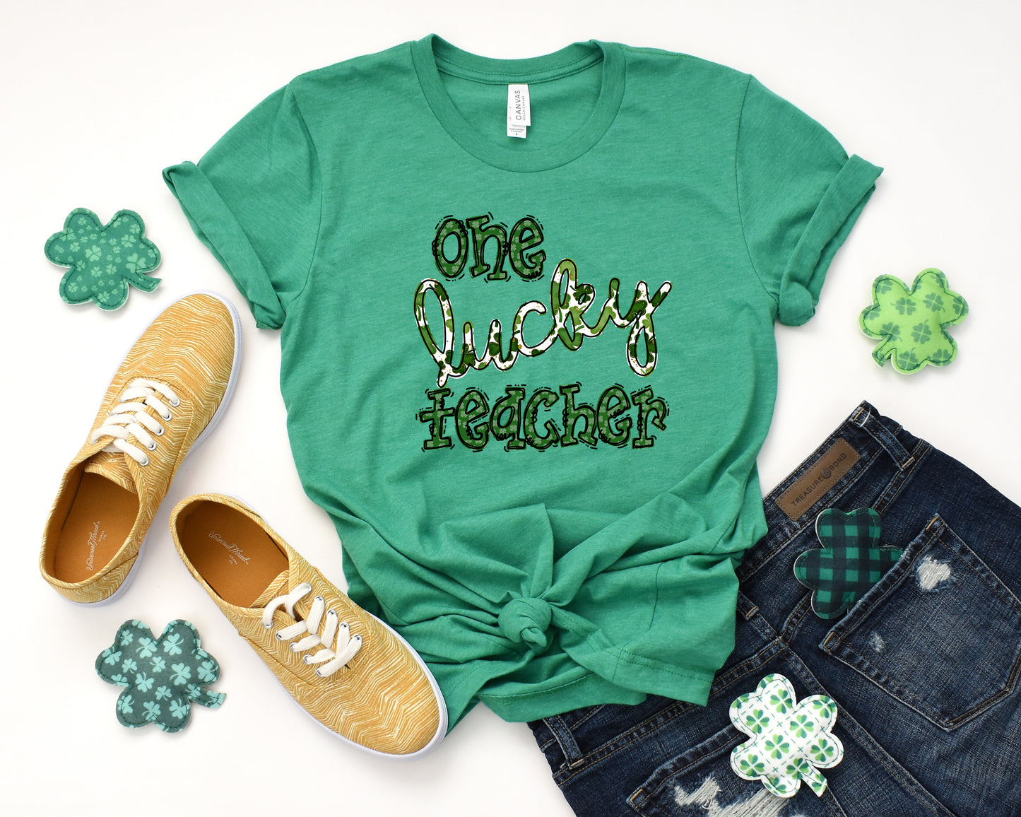 One Lucky Customized Adult Shirt