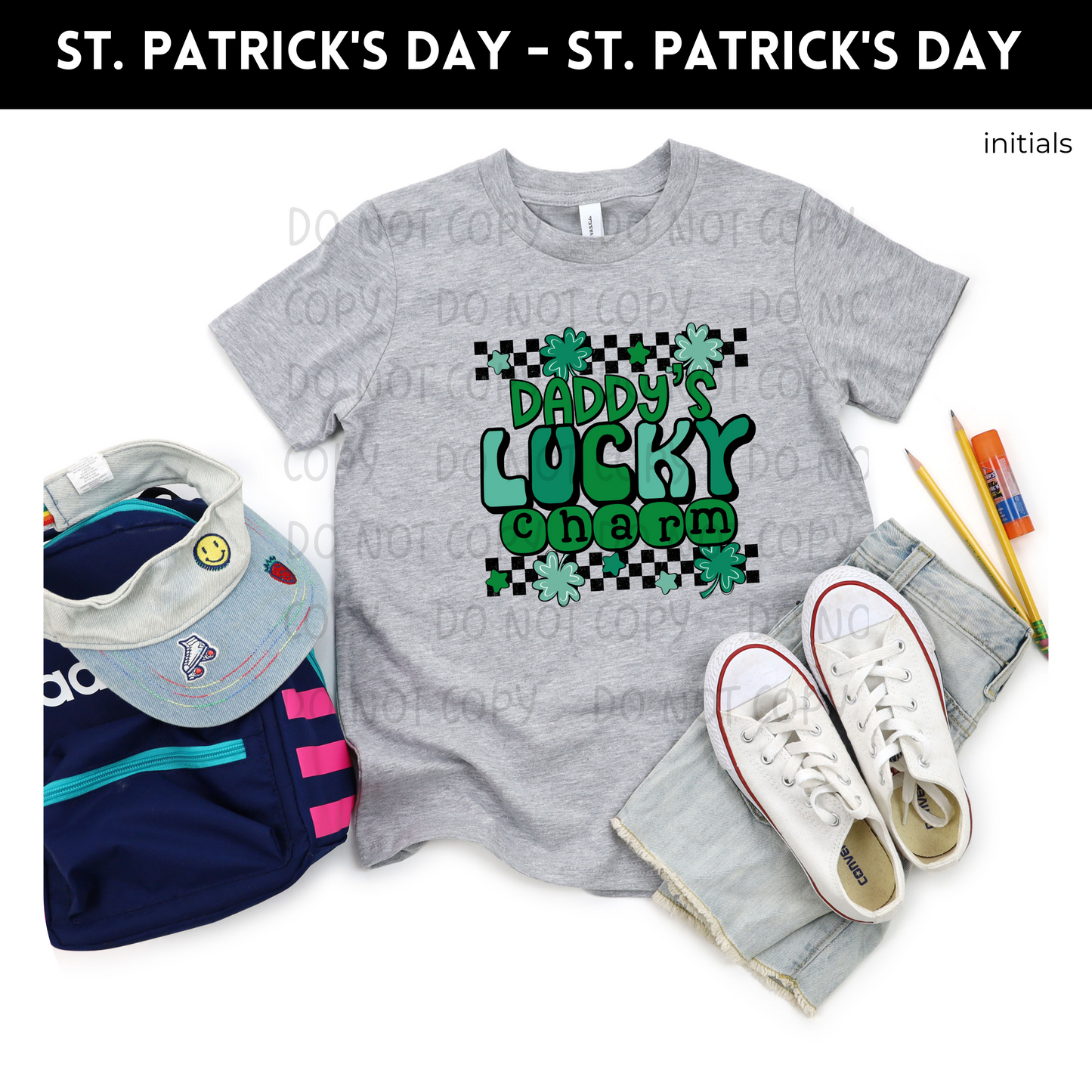 Daddy's Lucky Charm Youth Shirt - St. Patricks 152 & 154