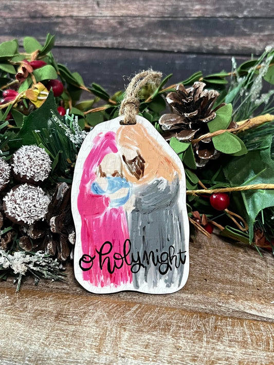 Nativity Family Ornament