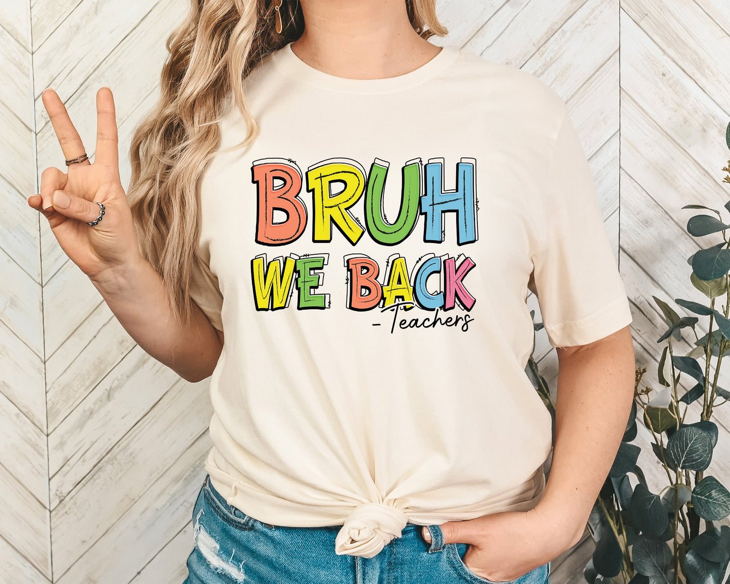 Bruh We Back Adult Shirt-Back to School 563