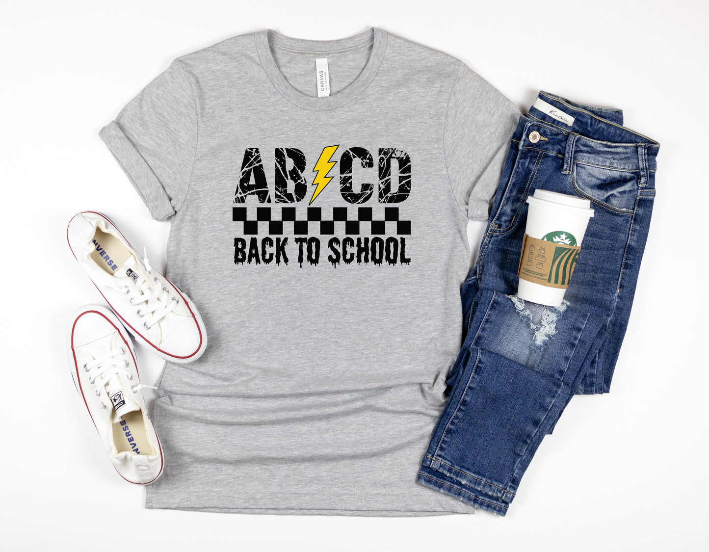 ABCD Back to School Adult Shirt-Back to School 565