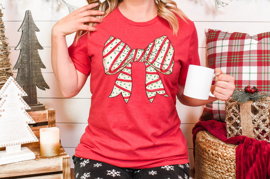 Christmas Tree Cake Adult Shirt- Christmas 1561