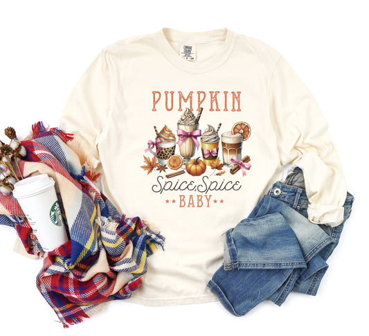 Pumpkin Spice Spice Baby Adult Shirt- Fall 465