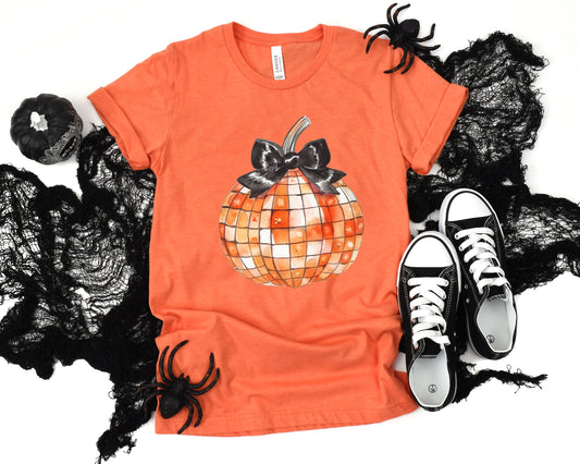 Halloween Disco Pumpkin Adult Shirt-Halloween 536