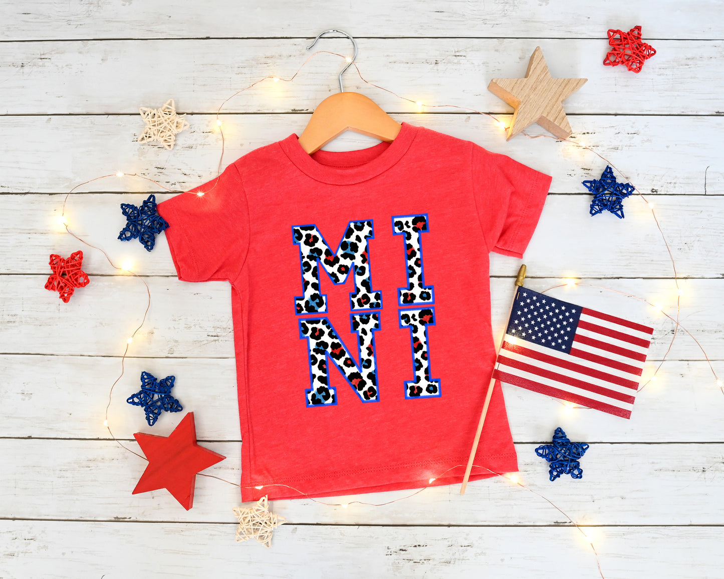 Patriotic Stacked Family Name Shirts