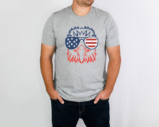 Patriotic Eagle Adult Shirt-Patriotic 153