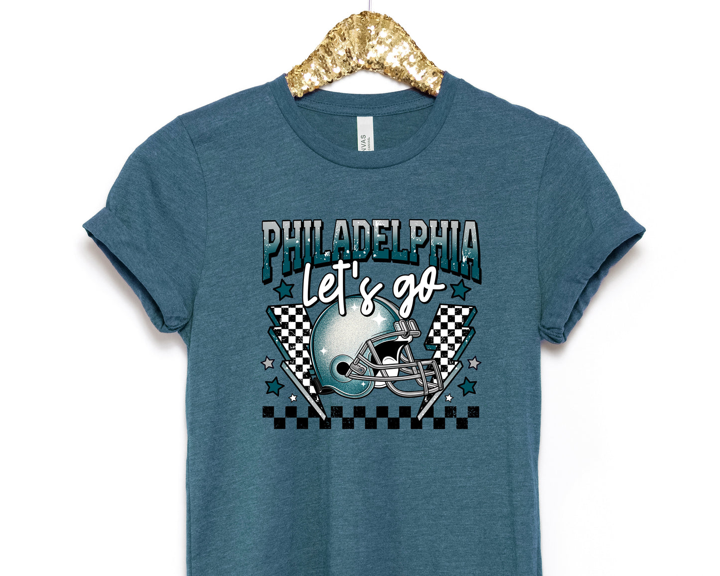 Let's Go Philadelphia Adult Shirt- Retro Team 4